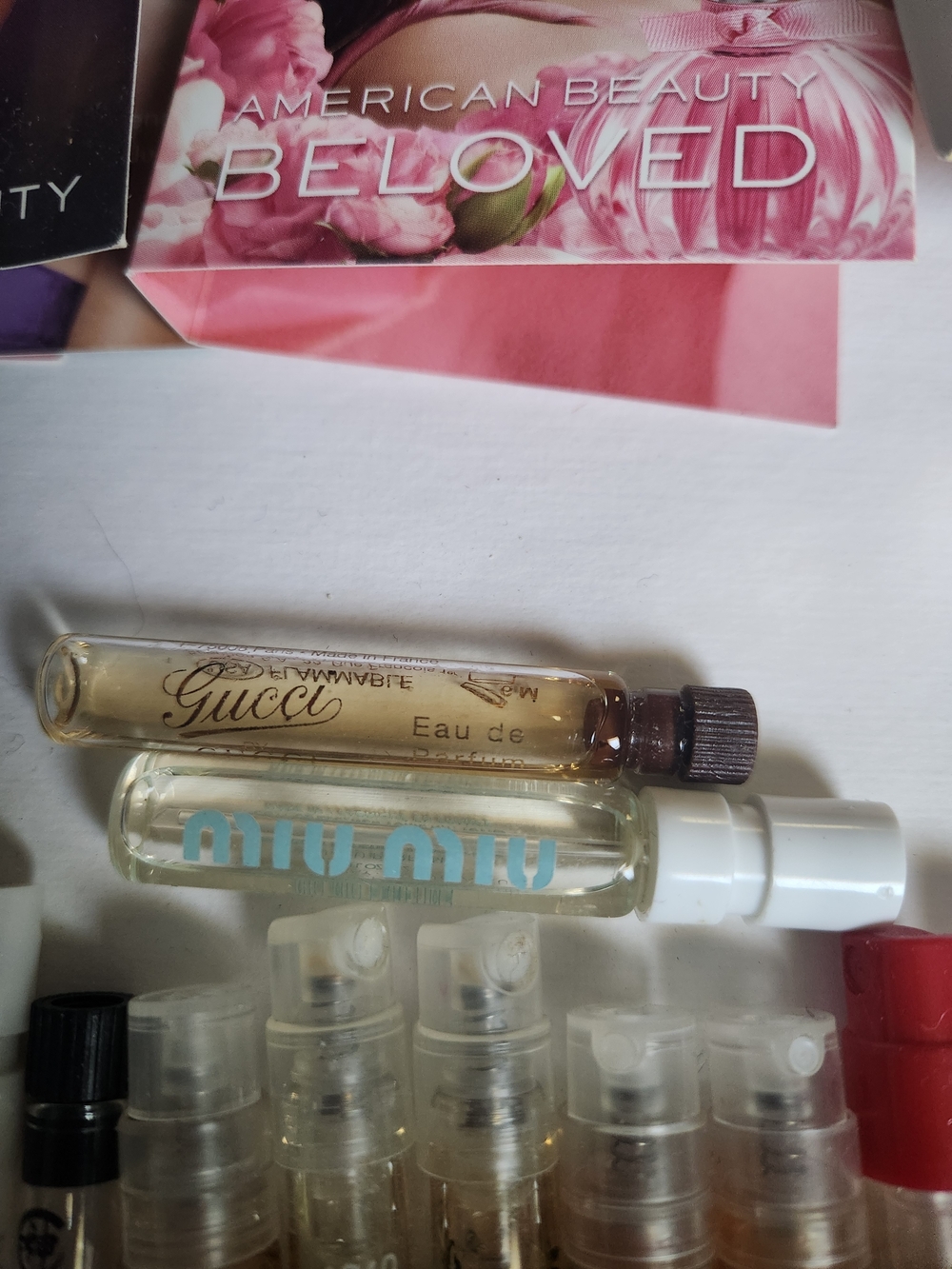 27-Gucci, Miu Miu Parfum Sample Vials - Picture 3 of 7